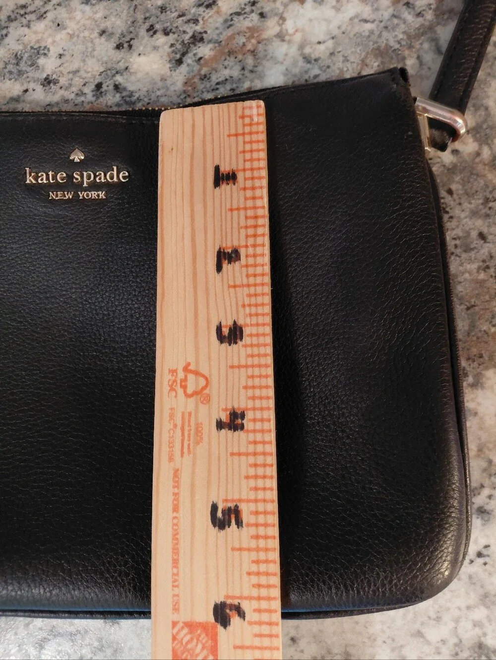 kate spade Black Leather Crossbody Purse **Read**